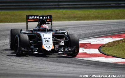 Peu véloce ce vendredi, Force India poursuit le développement