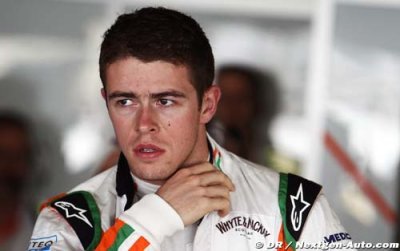Paul di Resta travaille sur la Force India de 2012
