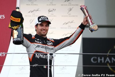 Perez élu Pilote du Jour du GP d’Europe