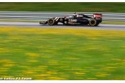 Lotus en forme pour les essais libres en Autriche