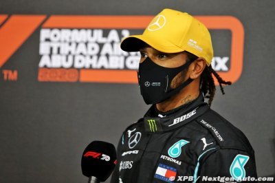 Covid-19&nbsp;: Hamilton n’est ’pas à 100%’ de sa forme à Abu Dhabi