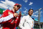 L'entente cordiale entre Vettel et Wehrlein