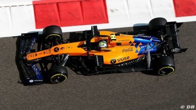 Norris conclut sa 1ère année en F1 par une journée productive