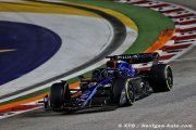 Albon a 'mieux supporté' Singapour qu'il ne le pensait
