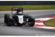 Peu véloce ce vendredi, Force India poursuit le développement