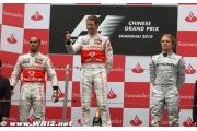 Button gagne sous la pluie de Shanghai