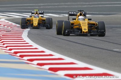 Quelques nouveautés aérodynamiques pour la Renault RS16
