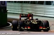 Grosjean ravi d'être troisième