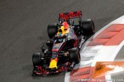 Ricciardo s'intercale entre les Ferrari sur la grille