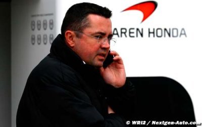 Boullier&nbsp;: McLaren s’attend à quatre première courses difficiles