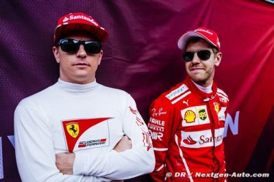 Vettel&nbsp;: Nous avons parfois des impressions différentes avec Kimi