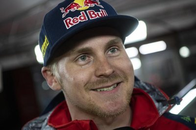 Lappi arrive sur un rallye de Sardaigne qu’il aime beaucoup