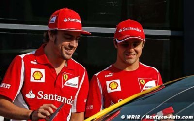 Alonso, le coéquipier le plus difficile de Massa chez Ferrari
