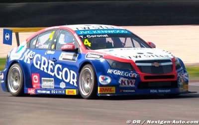 Coronel boucle son premier test avec sa nouvelle Cruze