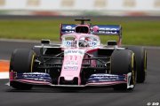 Une bonne journée pour Racing Point malgré une sortie de Pérez