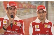 Alonso on Massa, Massa on Alonso