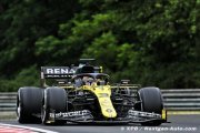 Renault F1 satisfaite de sa 1ère journée en Hongrie