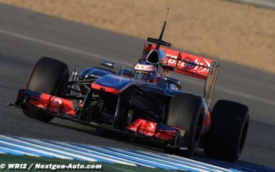 Jerez, jour 1&nbsp;: Button débute l’année par un meilleur temps