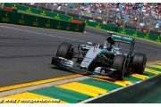 Rosberg n'a pas été en mesure de concurrencer Hamilton aujourd'hui