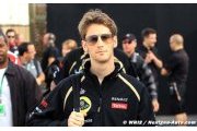  Grosjean delights in crazy end to race