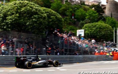 Premiers points pour Pérez à Monaco