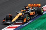 McLaren F1 : En première ligne, Piastri est 'heureux'