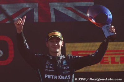 Russell a cru avoir une petite chance de se battre avec Leclerc