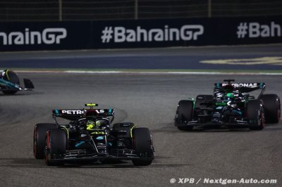 Hamilton&nbsp;: Mercedes F1 est 4e, ’Ferrari sont plus rapides, comme Aston Martin’