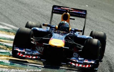 Vettel storms to record pole at Interlagos