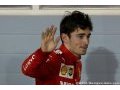 Bon perdant, Leclerc veut retenir le ‘rythme très solide' de Ferrari à Bahreïn