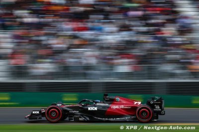 Alfa Romeo F1 est la dernière équipe du jour à Melbourne