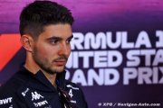 Sans évolution sur son A524 à Austin, Ocon se dit 'triste' de l'abandon du moteur Renault F1