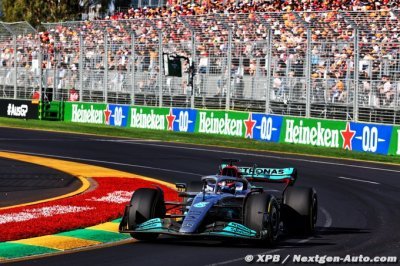 Sur le podium en Australie, Russell promet de ’se battre’