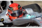 Mercedes plays down Schumacher's fist-waving at Rosberg