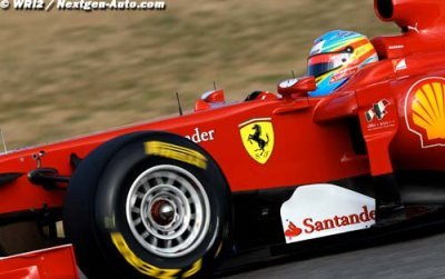 Jerez&nbsp;: Alonso le plus rapide à midi
