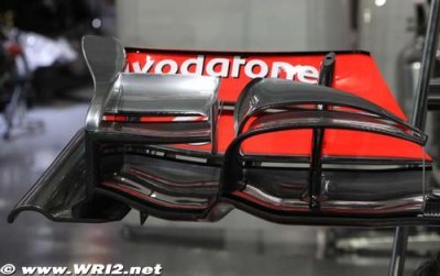 Scare for McLaren in new front wing’s transit