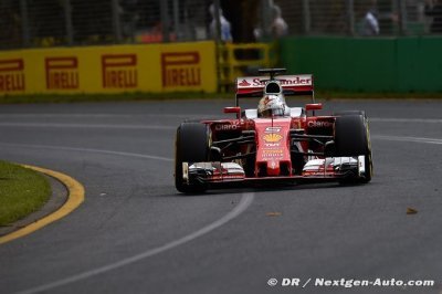 Vettel n’a pas eu de chance avec les averses aujourd’hui