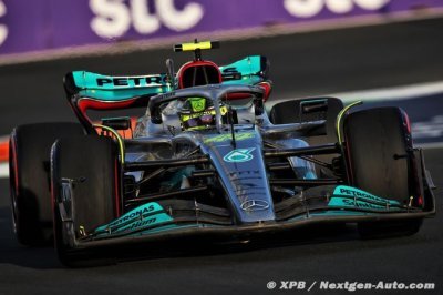 Mercedes F1 est loin d’avoir réglé ses problèmes à Djeddah