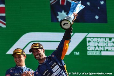 Ricciardo&nbsp;: McLaren est sur une ’trajectoire impressionnante’