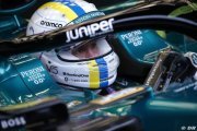 Professionnel jusqu'au bout, Vettel aide à développer l'AMR23