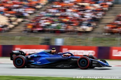 Course totalement anonyme pour les pilotes Williams F1 à Barcelone