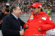 Jean Todt backs Massa over 'rigged' 2008 race