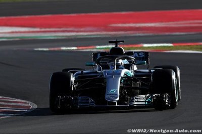 Barcelone, EL1&nbsp;: Bottas en tête, Mercedes en force