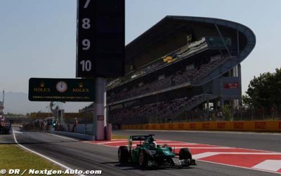 La Caterham aurait besoin de patins...