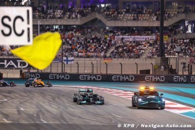 La F1 modifie la procédure de la voiture de sécurité après Abu Dhabi