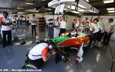 Force India s’est encore mélangé les pneus