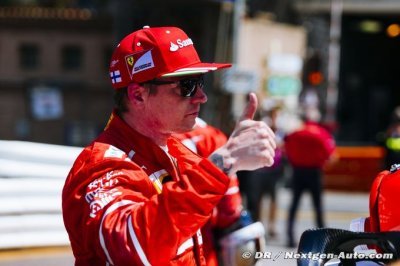 Räikkönen est heureux de retrouver la pole position