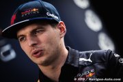 Verstappen : Je suis en F1 pour courir, pas pour amuser la galerie
