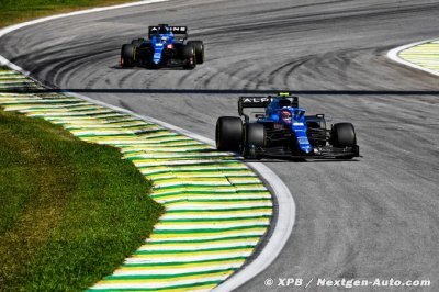 Double arrivée dans les points pour Alpine F1 à Interlagos