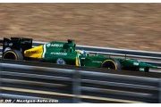 Caterham compte sur la course